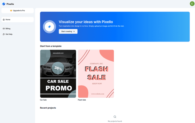 Pixello — AI-Powered Design Editor